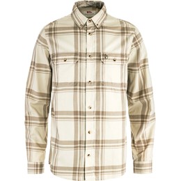 Fjällräven Ãvik Lite Flannel Shirt Herre M Hvid/Beige Skjorter